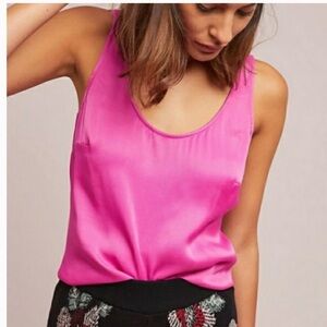 *NWT* Anthropologie Pink Tank Top, Size Medium